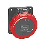 Prise fixe hypra ip66 / 67 - 55 16a - 380v  415v - 3p + t - plastique legrand