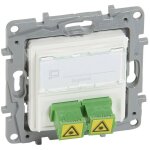 Prise optique nilo� 2 travers�es sc / apc simplex avec volet de protection pur legrand 664779