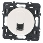 Prise rj45 multimdia catgorie 6 ftp cliane - blanc avec support - legrand