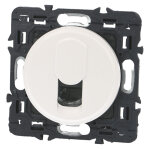 Prise rj45 multim�dia cat�gorie 6 ftp c�liane - blanc avec support - legrand