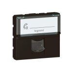 Prise rj45 catégorie6a stp à blindage métal mosaic 2 modules - noir mat legrand Prise rj45 catégorie6a stp à blindage métal mosaic 2 modules - noir mat legrand
