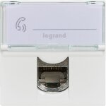 Legrand - prise rj45 multimdia mosaic catgorie6 stp - 2 modules - blanc