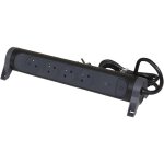 Rallonge multiprise avec bloc rotatif de 4 prises 2p + t surface , interrupteur , parafoudre et cordon ...