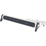 Rallonge multiprise avec bloc rotatif de 5 prises 2p + t surface , interrupteur , parafoudre , usb type ...