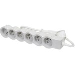 Legrand ? rallonge multiprise extra - plate 6 prises 3m ? orientation 5 � 45� et 1 � 90� ? puissance ...