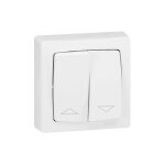 M�canisme � double interrupteur s�rie carr�e oteo