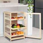 Légumier fruitier en bois vegge avec 3 tiroirs amovibles Légumier fruitier en bois vegge avec 3 tiroirs amovibles