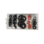 Lem select ? assortiment de joints o - ring caoutchouc 125 pi�ces ? 12 tailles vari�es pour plomberie ...