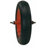 Roues de brouette universelle polyurthane increvable jante mtal  340