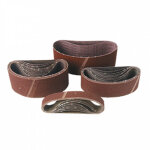 Leman ? lot de 10 bandes abrasives 100x610 mm ? grain 120 pour pon�age bois, peinture et m�tal ? support ...