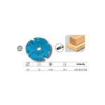 Leman - porte - outils ajustable feuillure et tenon 150x30x14 / 28 z4 + 4 - 928. 150. 30. 1428