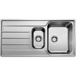Blanco - lemis 6 - vier, 100x50 cm, inox bross 523032