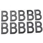 Lettre b pour plaque d'immatriculation tiflex h45mm pour moto