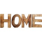 Lettres en bois de manguier � poser home ? dimensions 14x20x3, 5 cm ? d�coration murale moderne et �l�gante ...