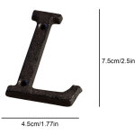 Lettres en m�tal 3d az style r�tro num�ro de maison en fonte diy caf� jardin d�coration murale adresse ...