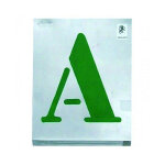 Lettres pochoirs de a � z - dim mm: 20mm