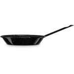 Levante po�le induction 30 cm acier �maill�, 4, 6 l tous feux feu, gaz, four noir - briebe