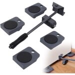 Lève - meubles robuste avec lot de 4 patins mobiles, ensemble de roues de déménagement, rotatives à 360°, ... Lève - meubles robuste avec lot de 4 patins mobiles, ensemble de roues de déménagement, rotatives à 360°, ...