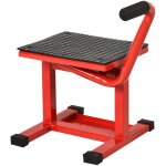 Homcom - l�ve moto b�quille d'atelier stand moto tout - terrain moto cross supermotard hauteur r�glable ...