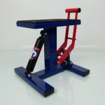 L�ve moto avec v�rin up design up mx lift bleu rouge 130kg pour