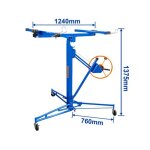 L�ve - plaques de pl�tre en acier wadfow 68 kg avec bras t�lescopique