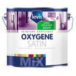 Levis - oxygne satin peinture murale 0% de solvant ajout - intrieur conditionnement: 5l - couleur: ...