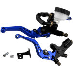 Leviers d'embrayage de frein de moto 7 / 8 ensemble de reservoir de maitre - cylindre universel reglable, ...