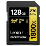 Lexar lsd1800128g - bnnng mmoire flash 128 go sdxc uhs - ii classe 10