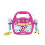 Lexibook - enceinte bluetooth minnie mouse effets lumineux, micros et batterie rechargeable