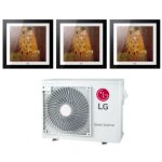 Lg trial split rversible climatiseur srie artcool gallery 9 + 9 + 9 avec mu3r19 r - 32 wi - fi en option ...