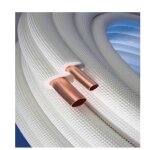 Liaison frigorifique climatisation cuivre bi tube nue 1 / 4 1 / 2 m1 en 12 metres