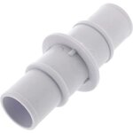 Liaison, raccord 32 / 32, 38 / 38, 32 / 38 pour tuyau flottant de pisicne - blanc. .