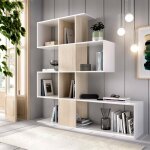 Librairie dmagon, biblioth�que � 7 compartiments, �tag�re de bureau moderne, unit� murale avec �tag�res, ...