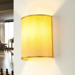 Licht - erlebnisse - applique murale d'int�rieur alice tr�s chic au design loft en tissu dor� d�cor� ...