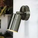 Licht - erlebnisse - spot lampe ext�rieur inox ip44 gu10 maison mur collins