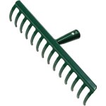 Lif - rateau en acier peint 18 dents rateaux scarificateurs 48 cm sans manche