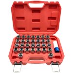Lifcausal - 31 pièces clé d'écrou de roue anti - vol pour mercedes benz, kit d'outils de remplacement ... Lifcausal - 31 pièces clé d'écrou de roue anti - vol pour mercedes benz, kit d'outils de remplacement ...