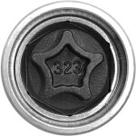Lifcausal - cl pour crous de roue antivol 323, compatible avec mercedes benz