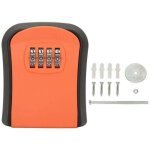 Lifcausal - coffre  cls mural, coffre  combinaison tanche  4 chiffres avec capacit pour 5 cls, ...