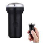 Couteau  barbe lectrique pour hommes, miniature, rechargeable, ultra lger, taille poche