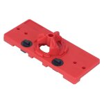 Lifcausal - guide de perage d'axe de charnire abs pour perceuse  banc, outil de positionnement, rouge ...