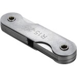 Lifcausal - jauge de chanfrein en acier inoxydable, mesure externe et interne, r15 - 25mm Lifcausal - jauge de chanfrein en acier inoxydable, mesure externe et interne, r15 - 25mm
