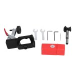 Kit de 8 pices pour menuiserie : guide de perage de trous de 35mm avec foret et tarire