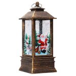 Lifcausal - lampe de nol  flamme dcorative pre nol, lampe  bougie led de nol, lumire blanche ...