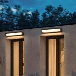 Lumière solaire extérieure pour mur avec détecteur de mouvement, 3 modes d'éclairage, fonction du crépuscule ... Lumière solaire extérieure pour mur avec détecteur de mouvement, 3 modes d'éclairage, fonction du crépuscule ...