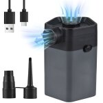 Pompe à air mini sans fil rechargeable, 6000pa 2850rpm, 120l / min, pour matelas gonflables, flotteurs ... Pompe à air mini sans fil rechargeable, 6000pa 2850rpm, 120l / min, pour matelas gonflables, flotteurs ...