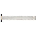Lifcausal - querre de mesure en acier inoxydable pour menuiserie, haute prcision pour tracer des lignes ...
