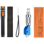 Lifcausal - stylo de lumire rouge en fibre optique 30km 30mw, tester de fibre optique avec adaptateur ...