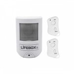 Lifebox - mini alarme � d�tecteur de mouvement et 2 t�l�commandes