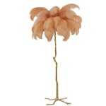 Light & living - lampadaire - feather - orange - plastique -